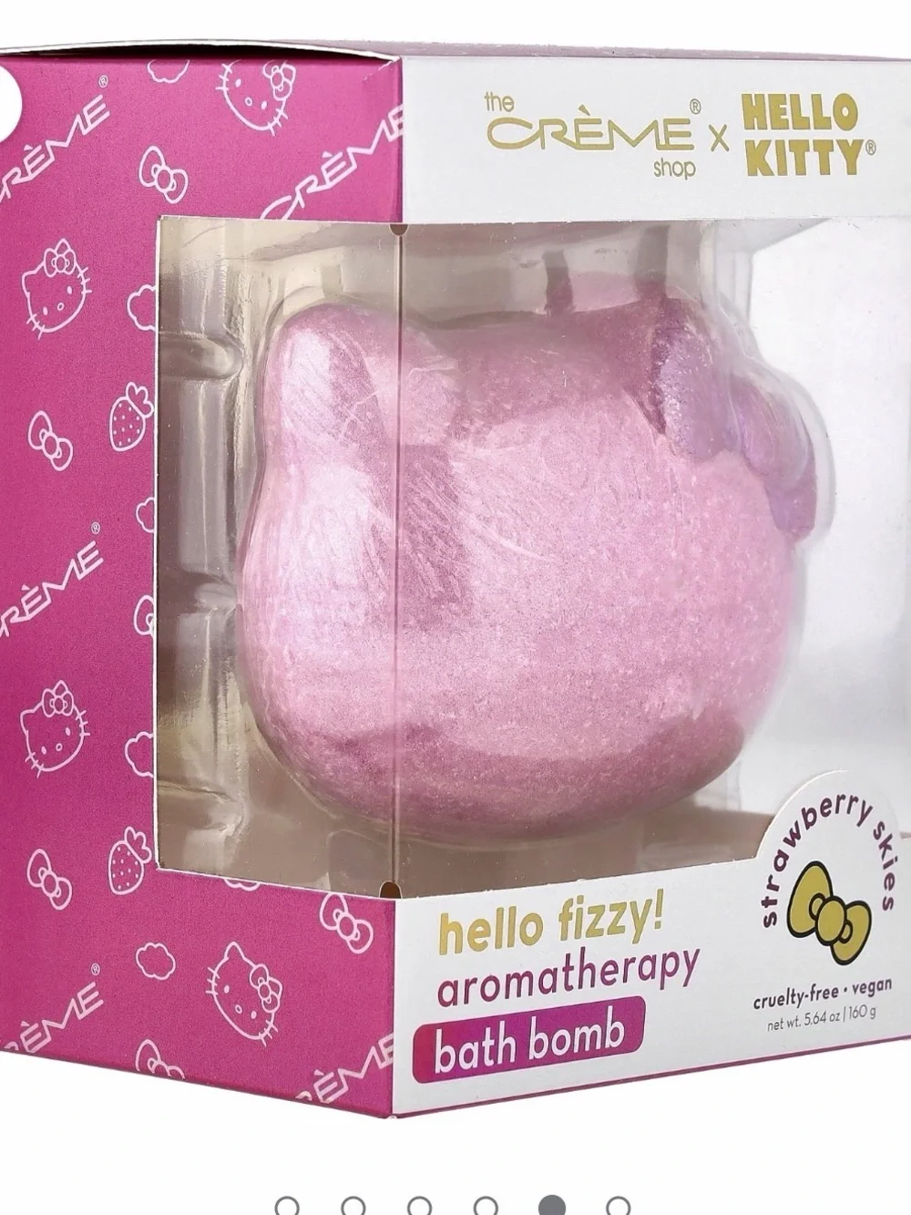 The Crème Shop Hello Kitty Pink Aromatherapy Bath Bomb by The Crème Shop